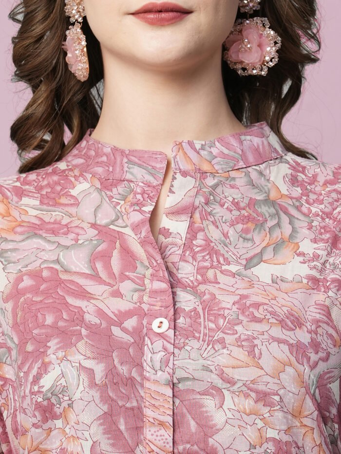 Women Floral Print 2-Piece Co-Ord Set - Image 5
