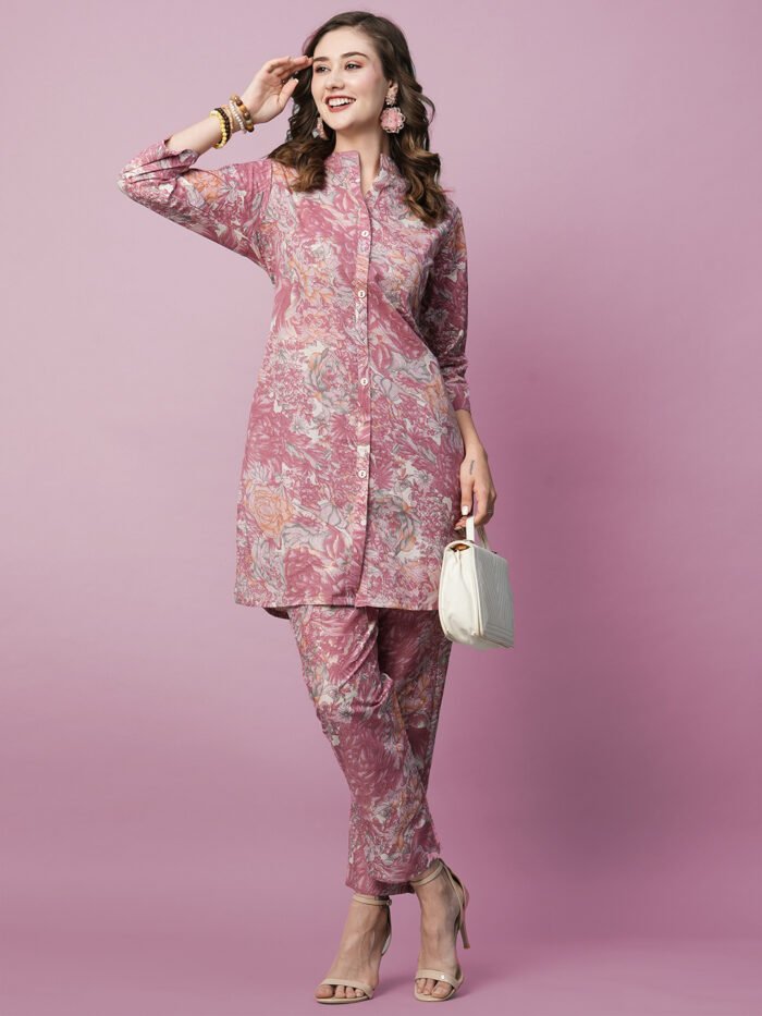 Women Floral Print 2-Piece Co-Ord Set