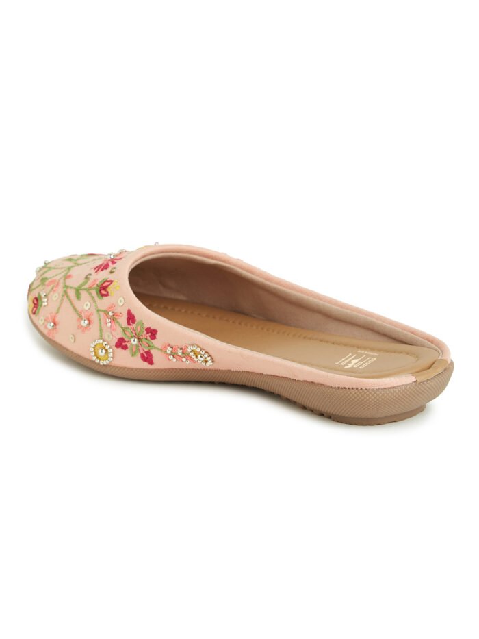 Women Embellished Ethnic Mules - Image 6