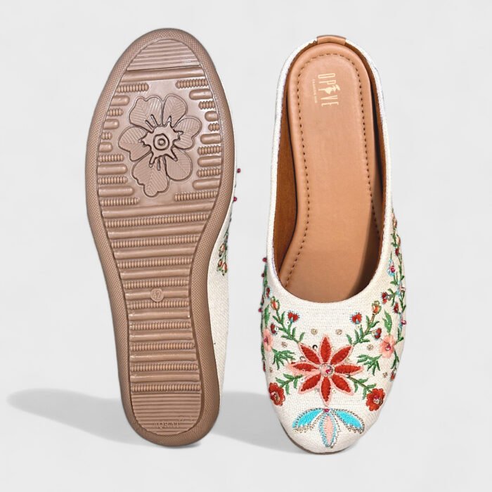 Trendy Handcrafted Embroidered Flats – Perfect for Everyday & Festive Wear - Image 5