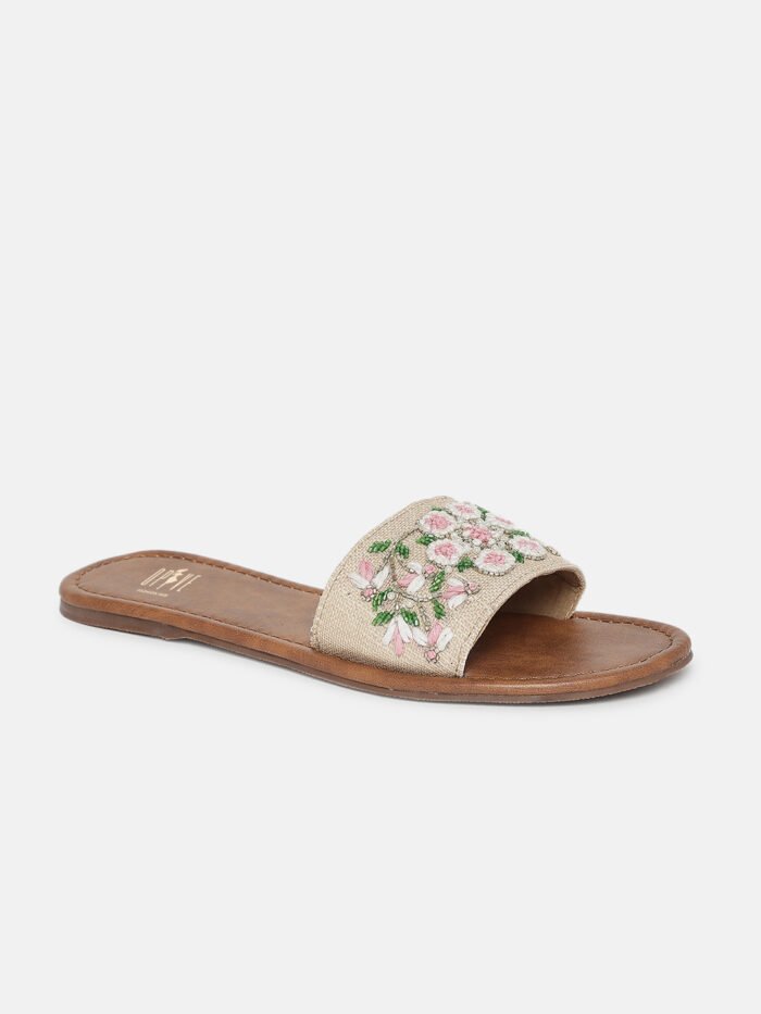 Women Ethnic Open Toe Flats - Image 6