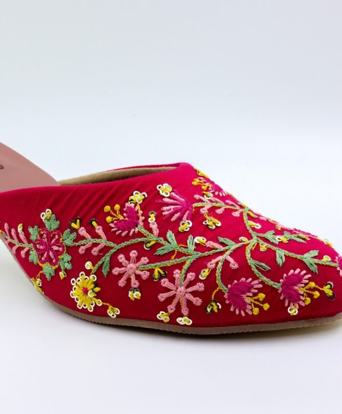 Midnight Garden Embroidered Mules 🌙🌿 - Image 2