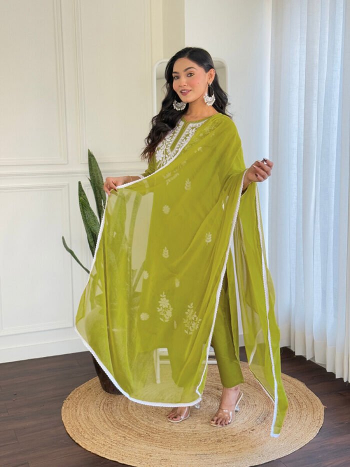 Liril Handwork Cotton Suit - Image 4