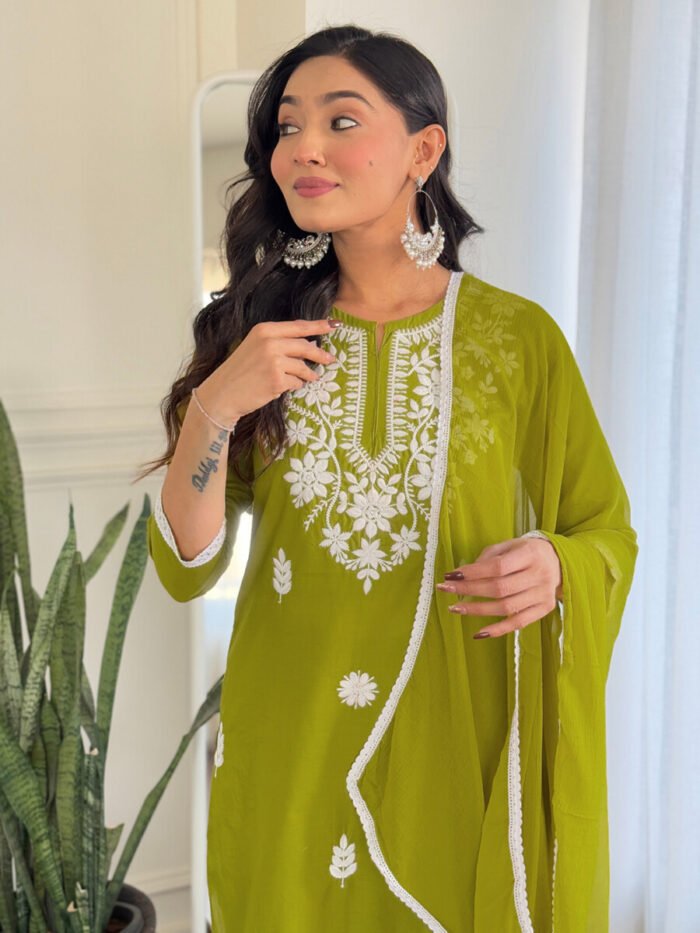 Liril Handwork Cotton Suit - Image 3